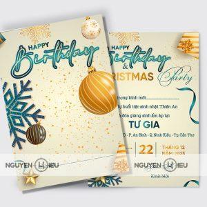 Thiệp sinh nhật Hiếu Nguyễn thiết kế